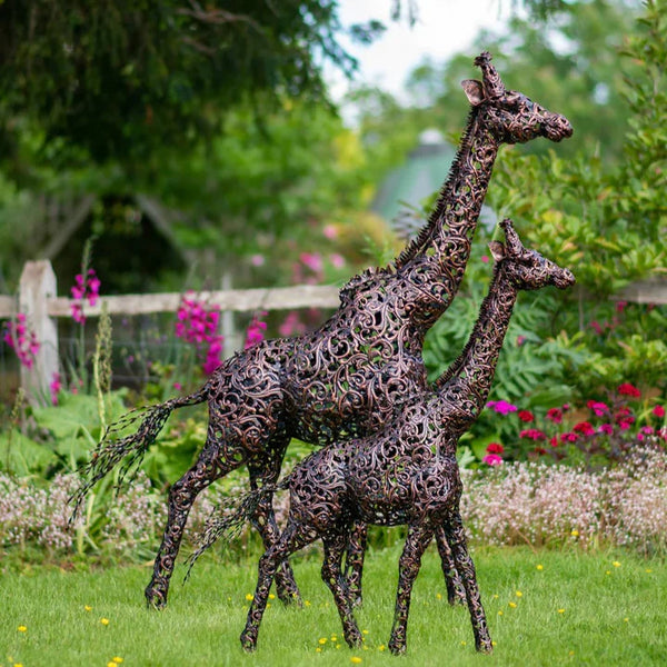 Bronze Giraffe Sculpture Keans Claremorris