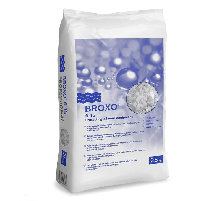 Broxo 25Kg Lump Cubed Salt 6/15 Water Salt Keans Claremorris