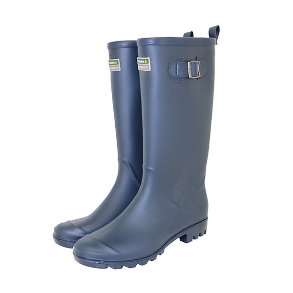 Burford PVC Navy Wellington Boots Keans Claremorris