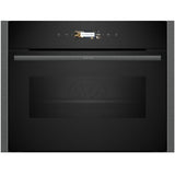 Neff N70 built-in compact oven with microwave, inverter tech, Home Connect, easy clean, graphite-grey – Kean’s Claremorris –