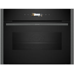 Neff N70 built-in compact oven with microwave, inverter tech, Home Connect, easy clean, graphite-grey – Kean’s Claremorris –