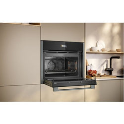 Neff N 70 built-in compact oven with microwave, 60x45 cm, graphite-grey – available at Keans Claremorris