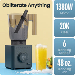 Chefman Obliterator High Speed Blender - BK| RJ27-T1-TJ-MIDNIGHT