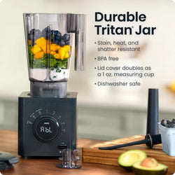 Chefman Obliterator High Speed Blender - BK| RJ27-T1-TJ-MIDNIGHT
