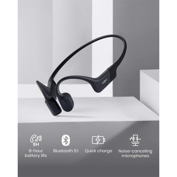 Shokz Openrun S803 Mini Wireless Black Headphones with Bone Conduction Technology - Keans Claremorris