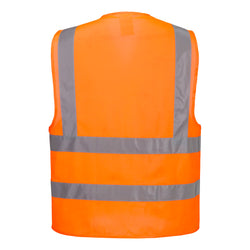 Portwest Two Band Hi-Viz Vest - Orange S/M