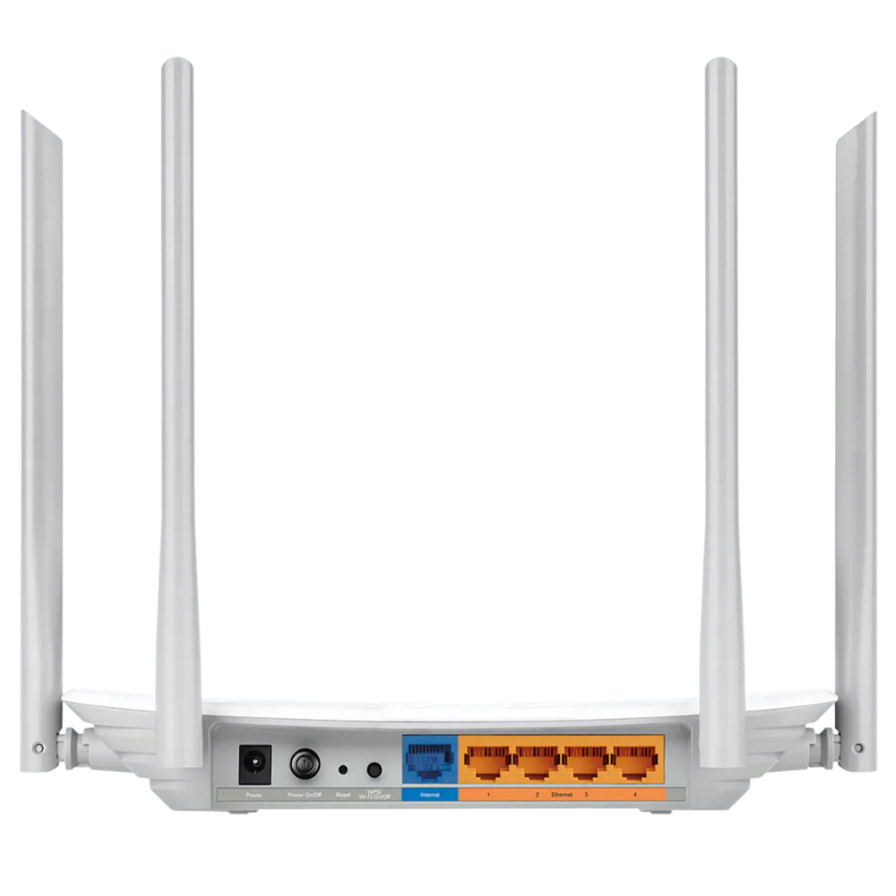 TP-Link Archer AC1200 C50 v3 Dual Band Wireless Router for fast WiFi, available at Keans Claremorris store.