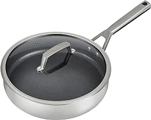 Ninja Foodi 26cm Stainless Steel Zerostick Sauté Pan, non-stick, durable, oven safe, metal utensil safe – Keans Claremorris