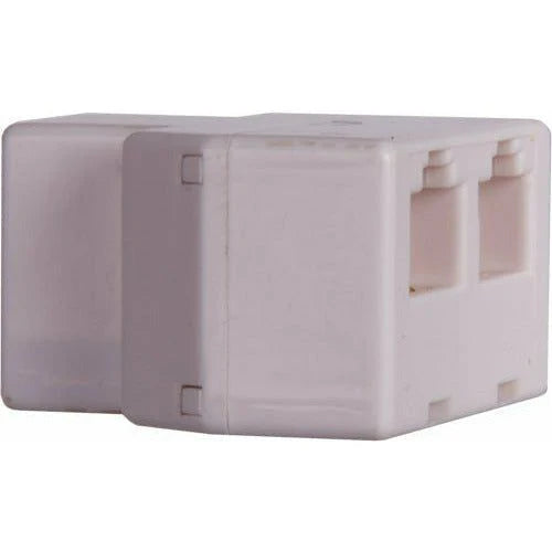 Sinox 2 Way Telephone Splitter White - Connect 2 devices, clear signal, compact design | Keans Claremorris