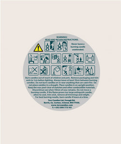 TORC Coconut & Orange Flower Candle with tropical scent, available at Keans Claremorris store.