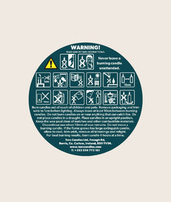 TORC Wild Bergamot & Leather Candle with fresh bergamot and rich leather scent, available at Keans Claremorris.