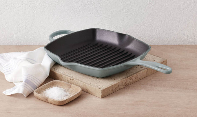 Le Creuset 26cm Square Grillit Sea Salt - Image 5