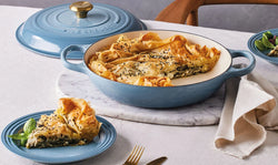 Le Creuset Signature Cast Iron Shallow Casserole 30cm Chambray