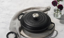 Le Creuset Signature Cast Iron Shallow Casserole 30cm Satin Black