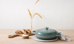 Le Creuset Signature Cast Iron Shallow Casserole 26cm Sea Salt