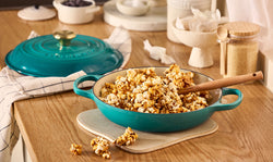 Le Creuset 30cm Shallow Casserole Blue Riviera