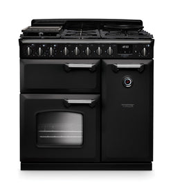 Rangemaster Classic Deluxe 90cm Chrome Dual Fuel Rangecooker