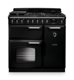 Rangemaster Classic Deluxe 90cm Chrome Dual Fuel Rangecooker