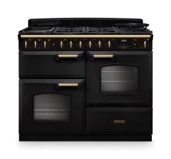 Rangemaster Classic Deluxe 110 Dual Fuel with Antique Brass Trim