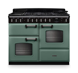 Rangemaster Classic Deluxe 110 Dual Fuel with Chrome Trim