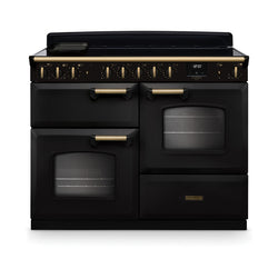 Rangemaster Classic Deluxe 110 Induction With Antique Brass Trim