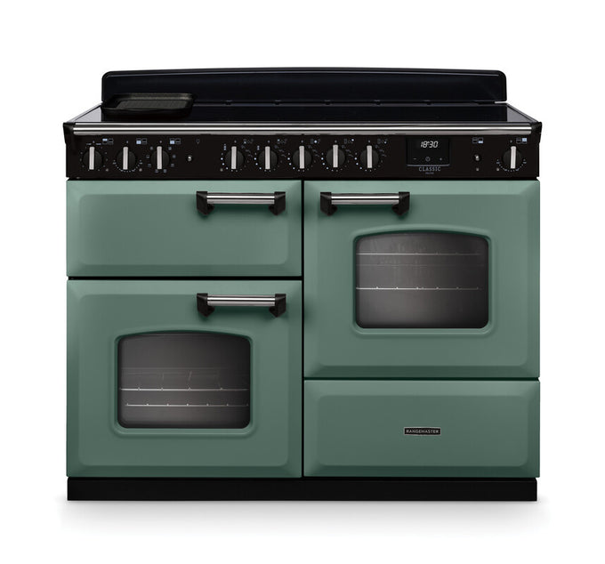 Rangemaster Classic Deluxe 110 Induction With Chrome Trim - Image 4