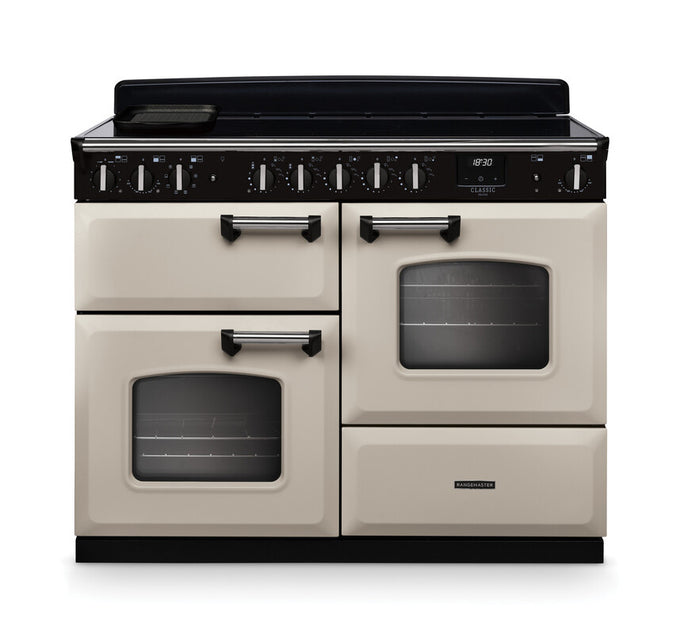 Rangemaster Classic Deluxe 110 Induction With Chrome Trim - Image 6
