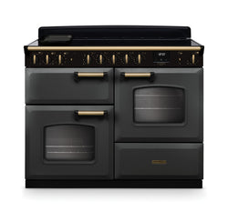 Rangemaster Classic Deluxe 110 Induction With Antique Brass Trim