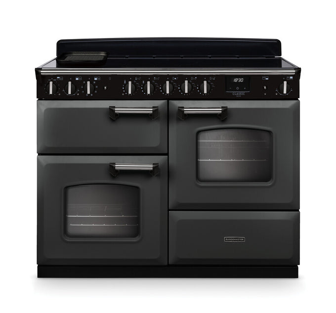 Rangemaster Classic Deluxe 110 Induction With Chrome Trim - Image 3