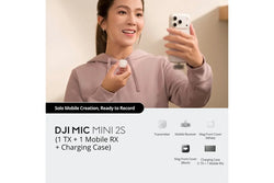 Dji Mic Mini 2S (1 Tx + 1 Mobile Rx + Charging Case)| CP.RN.00000559.01