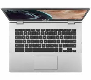 Asus 14" Chromebook Silver, Intel Celeron, 4GB RAM, 64GB SSD, CX1400CKA-NK0380 – Keans Claremorris