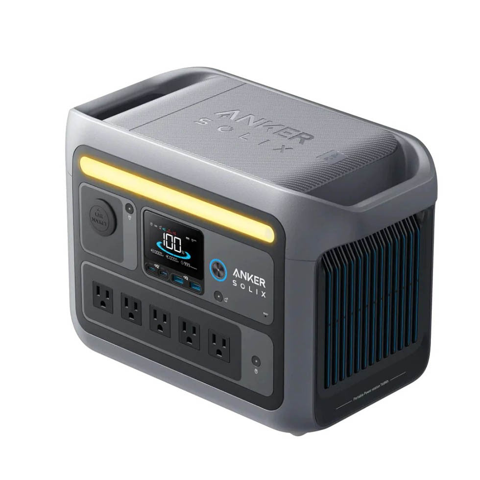Anker Solix C800X Plus portable power station with high capacity, durable design – available at Keans Claremorris.
