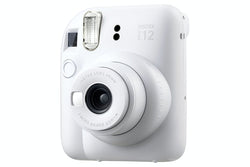 Instax Mini 12 Instant Camera in pastel color, compact design, easy instant photos - available at Keans Claremorris.