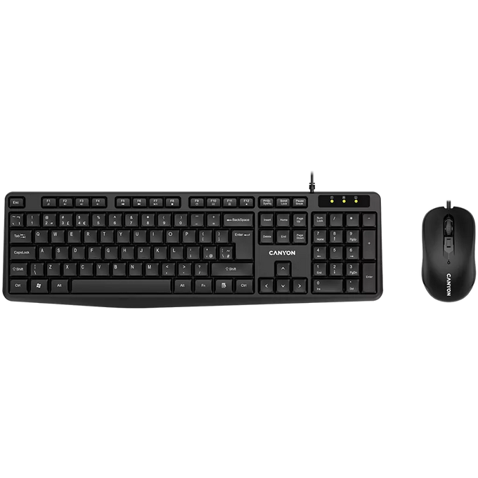 Canyon Classic Wired Combo Set - Keyboard And Mouse SET-1  | Keans Claremorris