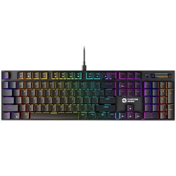 Canyon Cometstrike GK-55 mechanical gaming keyboard, RGB backlight, MX Red switches, USB wired, black – Keans Claremorris.