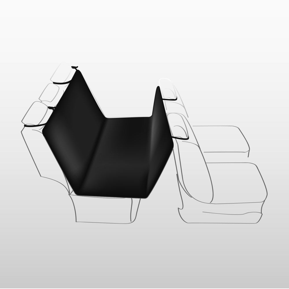 Car Seat Cover 1.40x1.45m Black and Beige, Durable Protection for Vehicle Seats – Keans Claremorris