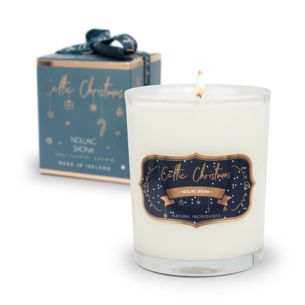 Celtic Baked Nollaig Shona Candle 20cl Keans Claremorris