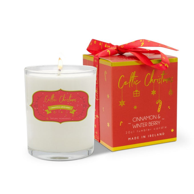 Celtic Cinnamon & Winter Berries Candle 20cl Keans Claremorris