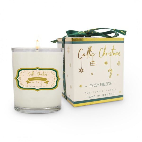 Celtic Cosy Fireside Candle  20cl Keans Claremorris