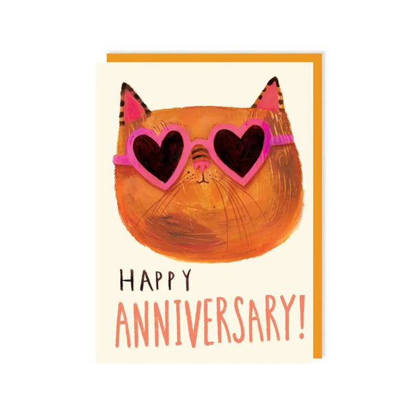 Charley Rabbit (Delights) – Happy Anniversary Cat Card Keans Claremorris