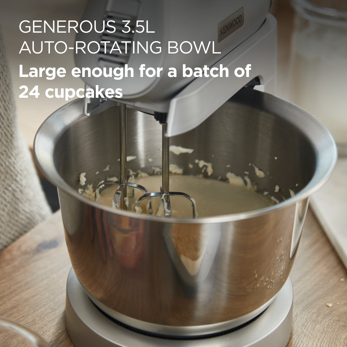 Kenwood Chefette Mixer Silver | HMP54.000SI - Image 7