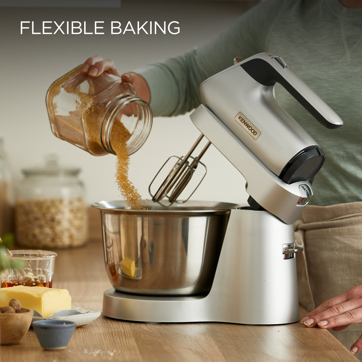 Kenwood Chefette Mixer Silver | HMP54.000SI - Image 3