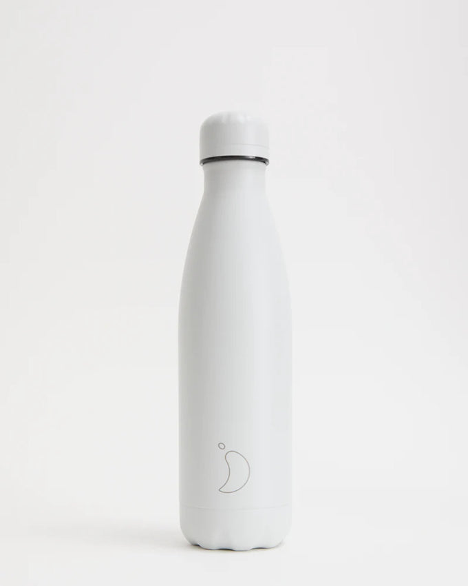 Chilly's 500ml Bottle Mono All White Keans Claremorris