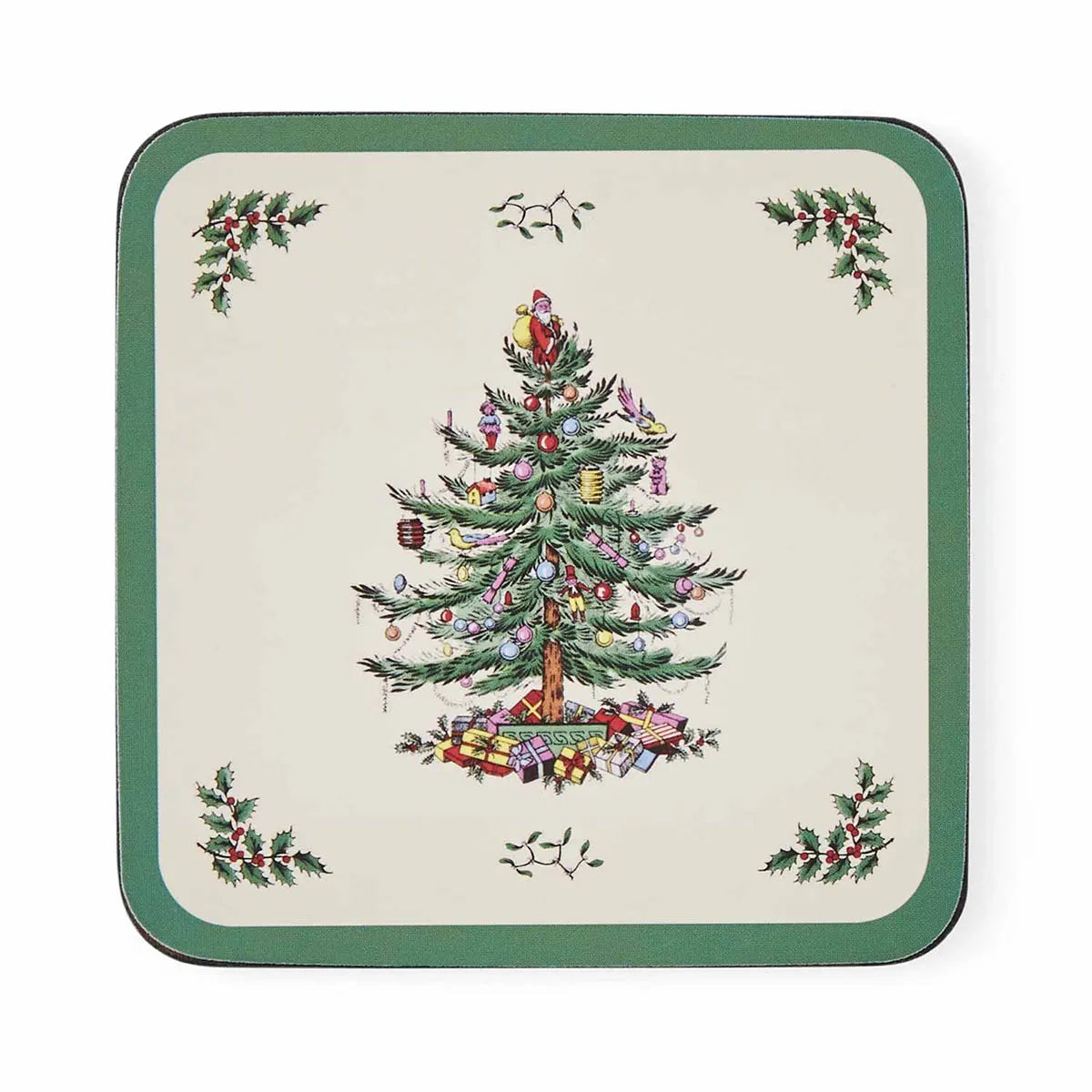 Christmas Tree Coasters Set of 6 Keans Claremorris