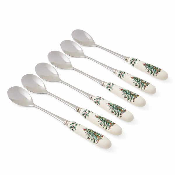 Christmas Tree Tea Spoons S/6 Keans Claremorris