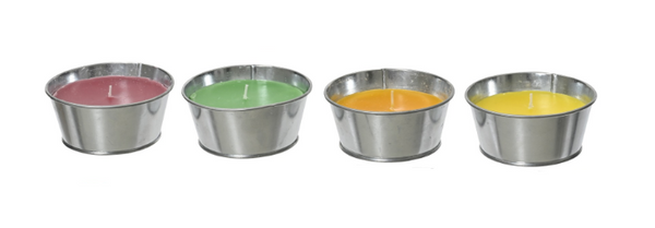 Citronella Candle Wax Aluminium Pot Keans Claremorris