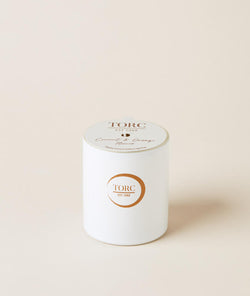 TORC Coconut & Orange Flower Candle with tropical scent, available at Keans Claremorris store.
