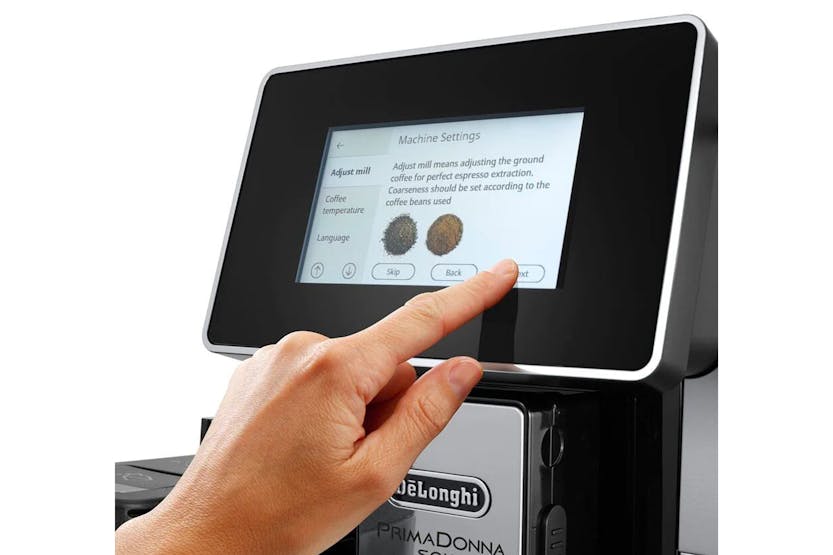 DeLonghi PrimaDonna Soul ECAM610.55.SB Silver Black bean-to-cup coffee machine, automatic, Keans Claremorris