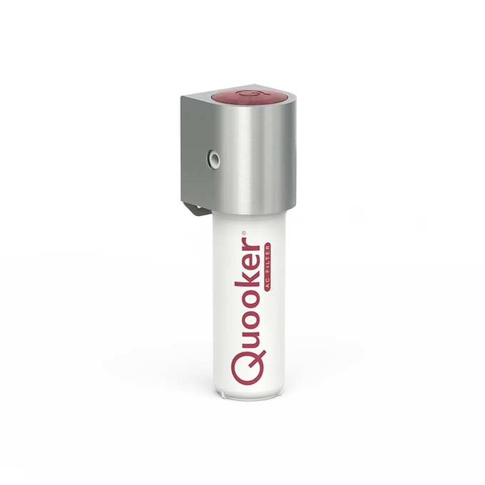 Quooker Cold Water Filter with activated carbon removes contaminants for pure tap water, available at Kean’s Claremorris. –