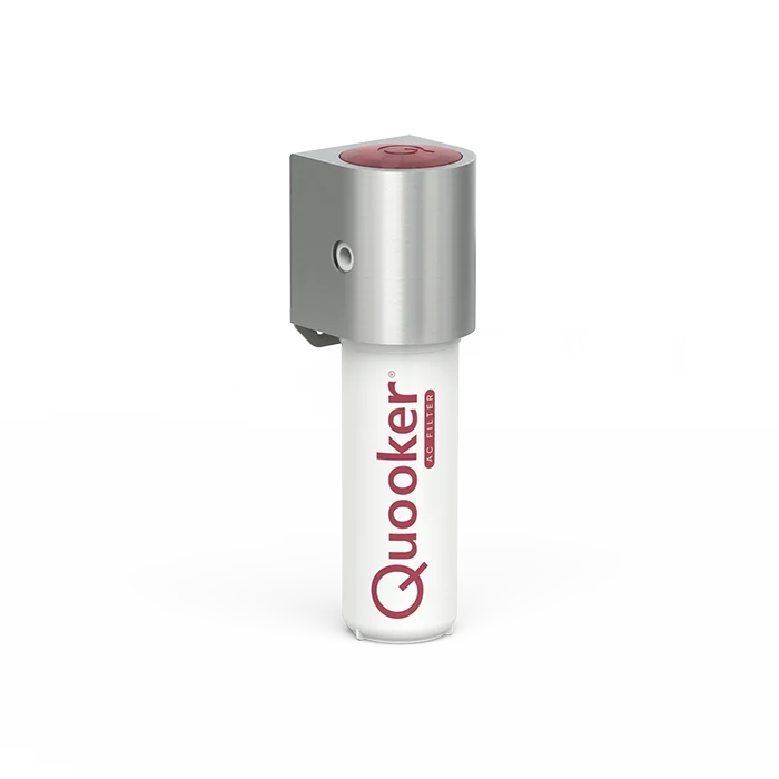 Quooker Cold Water Filter with activated carbon removes contaminants for pure tap water, available at Kean’s Claremorris. –
